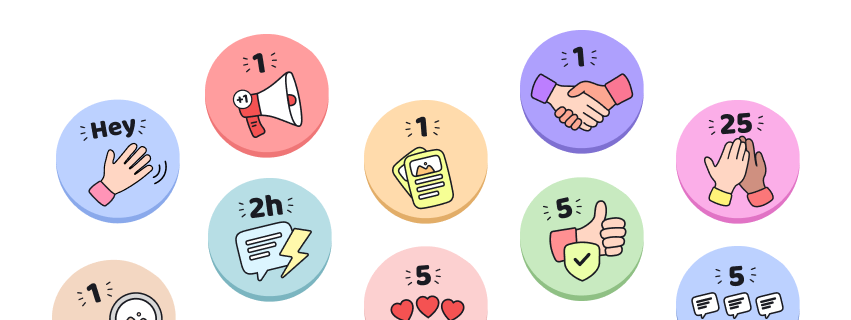 Système de gamification et badges de progression sur mobile