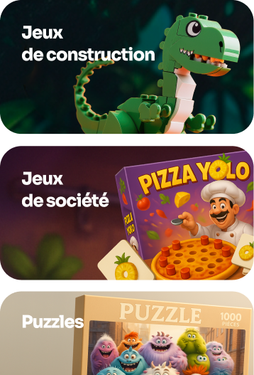 Catégories de jeux à échanger : Jeux de construction, Jeux de société, Puzzles